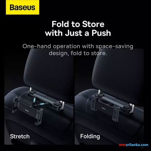 Baseus JoyRide Pro Backseat Car Mount Black